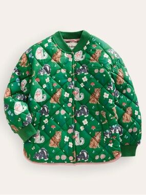 Mini Boden Kitty-Cat Bomber Jacket (4-5Y)